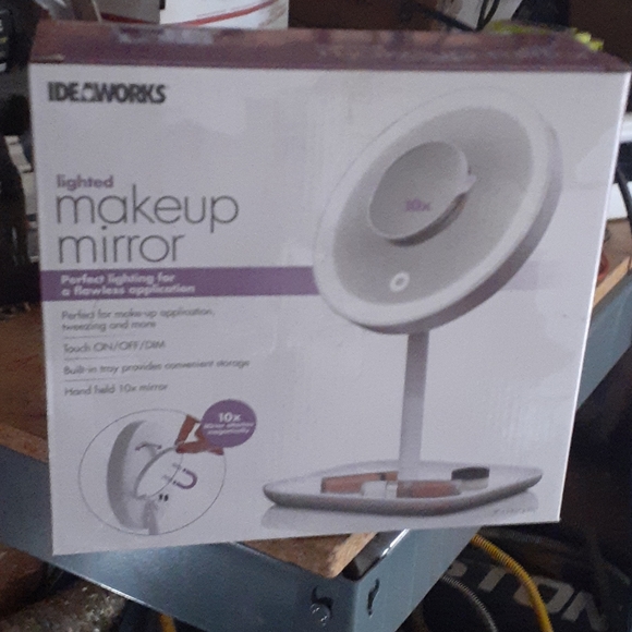 make up mirror perfect lighting flawless dim charg - Picture 2 of 2